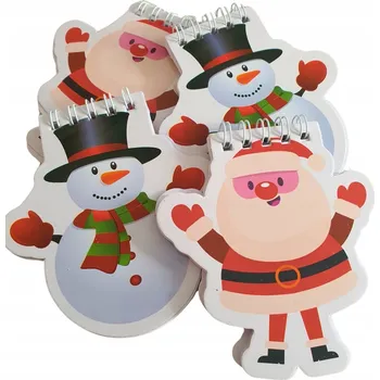 NOTES ZÁPISNÍK SE SPIRÁLOU VÁNOČNÍ DÁREK VÁNOCE MIKULÁŠ