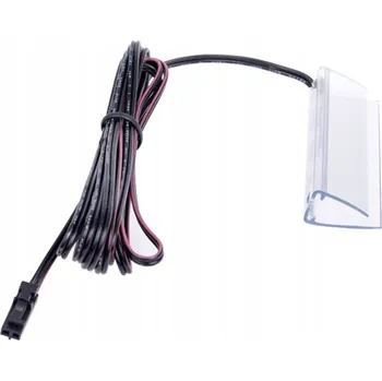 LED osvětlení Design Light LED klips PVC 12V DC s kabelem 2m - Červený