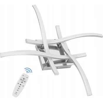 42W 6000K stropní svítidlo LED STROPNÍ SVÍTIDLO LUSTR ČERNÝ MODERNÍ DO OBÝVACÍHO POKOJE