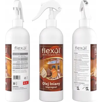 barva a nátěr na dřevo Lněný olej na dřevo, přírodní impregnace 0,5 l