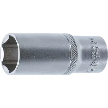 Ruční nářadí Nástrčná hlavice šestihranná, 1/2", 24 mm, prodloužená - B10564