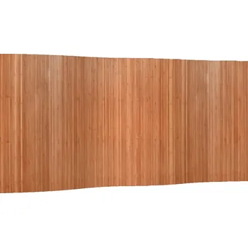 Paraván Paraván Bambusový 400x165 cm, Tloušťka 2 mm, Barva Hnědá, snadno se čistí