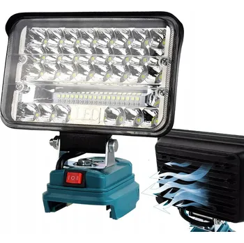 Stojací lampa LED pracovní lampa s vypínačem 7200lm 60W 6500K VÝKONNÁ