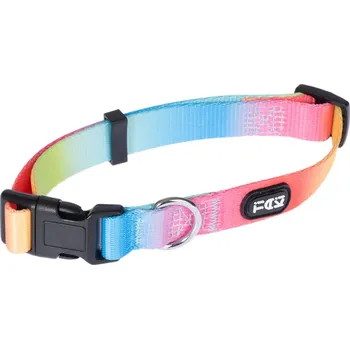Obojek pro psa TIAKI Rainbow obojek pro psy, velikost L: 45-66 cm obvod krku, pes