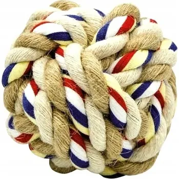 Hračka pro psa Míček pro psy Barry King Míček provazový s jutou 5 cm