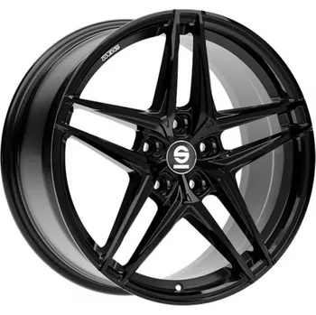 Alu kolo SPARCO Alu Kola Sparco Record 7.5x17 5x100 ET48 Gloss Black 63.4