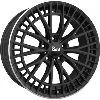 Alu kolo MAM Alu Kola Mam Gt2 8.5X19 5X112 ET30.1 Matt Black Lip Polish 66.6