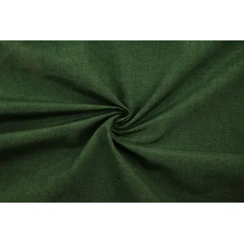 Bavlna režná tmavě zelená