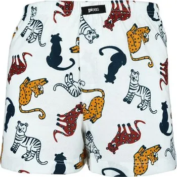 Chlapecké spodní prádlo Pleas Chlapecký slip s nohavičkou přírodní bílá 104 (183764-102-104)