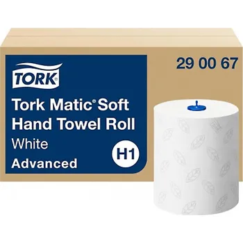 Papírový ručník Tork Matic® 290067 Papírové ručníky bílé, 6 rolí x 150m, H1
