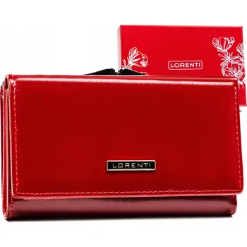 Lorenti dámská peněženka z pravé kůže červená
