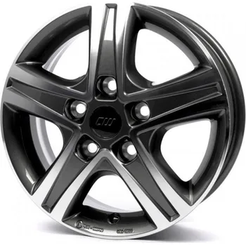 Alu kolo BORBET Alu kola BORBET CWD 6x16 5x118 ET68 Mistral Anthracite Polished Glossy 71.1