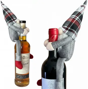 Vánoční dekorace Dekorativní obal na láhev Zolta, skřítek