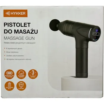 Masážní přístroj MASÁŽNÍ PŘÍSTROJ HYKKER MASÁŽNÍ PISTOLE 230377-MG