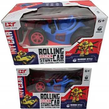 RC model auta AUTO NA DÁLKOVÉ OVLÁDÁNÍ TRANSFORMUJÍCÍ SE 2v1 RC PRO DĚTI S OVLADAČEM 6+