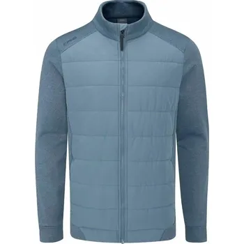 Ping Aiden Hybrid fleece pánská bunda, blue fusion marl/blue fusion pánské, S