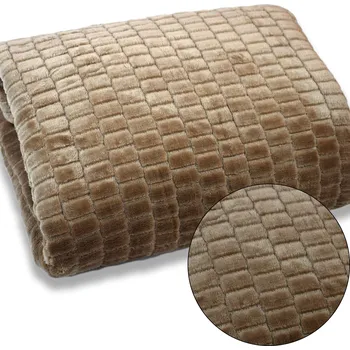 Prostěradlo Přehoz na postel Milano polyester 160 cm x 200 cm béžový