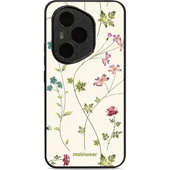 Pouzdro na mobilní telefon Lesklý kryt Mobiwear Glossy - Honor 400 Pro - G035G - Tenké rostlinky s květy (Prémiové lesklé pouzdro, obal, kryt Mobiwear Glossy na mobil Honor 400 Pro - G035G - Tenké rostlinky s květy, materiál Plast + TPU silikon - krytí po všech stranách,)