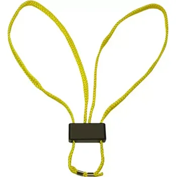 Bojový sport Pouta textilní žluté (Pouta na jedno použití, tvořená dvěmi samostatně stahovatelnými textilními oky... )