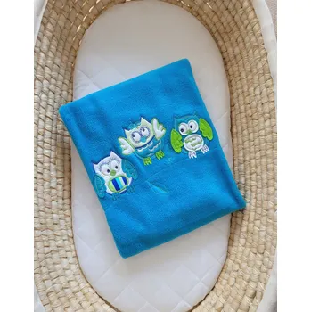 Dětská deka Dětská deka My Sweet Baby 70 x 100 cm modrá Krtek zvířátka