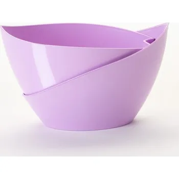 Květináč Plastia Samozavlažovací květináč Doppio fialová