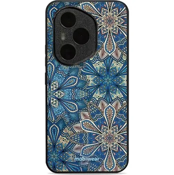 Pouzdro na mobilní telefon Lesklý kryt Mobiwear Glossy - Honor 400 Pro - G038G - Modré mandala květy (Prémiové lesklé pouzdro, obal, kryt Mobiwear Glossy na mobil Honor 400 Pro - G038G - Modré mandala květy, materiál Plast + TPU silikon - krytí po všech stranách, neošoupatelný)
