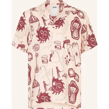 Pánská košile Oas Pánská Košile Resort Cantina Comfort Fit Ze Lnu, béžová /...