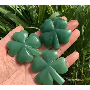 Přívěsek Čtyřlístek Avanturín zelený Lucky