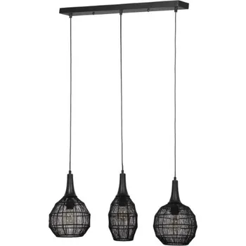 TRIO 365400332 SORAYA závěsné svítidlo 3xE27 černá matná