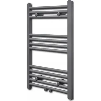 Radiátor Koupelnový radiátor šedý 500 x 764 mm, 12 trubek, výkon 293 W