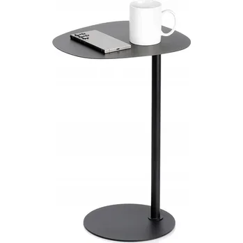 Konferenční stolek Konferenční stolek Vilde oválný 35 x 25 x 53 cm černý