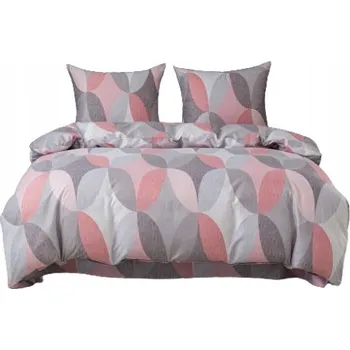 Povlečení Povlečení 140x200 Sada 2 dílná 3D Růžová Vícebarevná