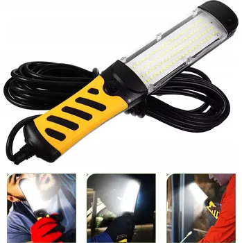 Svítilna Dílenská lampa kanálová 100 LED svítilna hák VÝKONNÁ