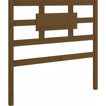 Čelo postele borovice medově hnědá 95,5 x 4 x 100 cm