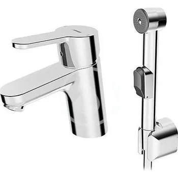 Vodovodní baterie Stojánková umyvadlová baterie Hansa stříbrná