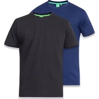 Pánské tričko Velké pánské tričko 2 kusy Duke D555 Fenton černo-zelené (6XL)