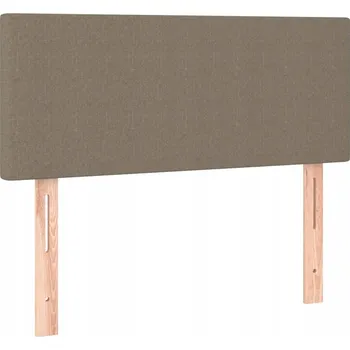 Klasické čelo postele s nastavitelnou výškou, světle šedé, 90x5x78/88 cm, látka