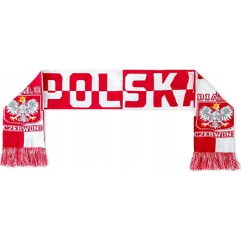 Oboustranná šála Polsko 150 cm x 15 cm