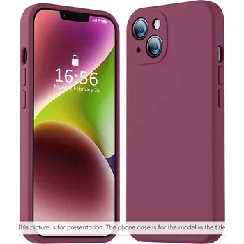 Pouzdro na mobilní telefon Techsuit – SoftFlex – Honor 400 Smart 5G / 400 Smart 4G / X7d 4G – švestkově červená