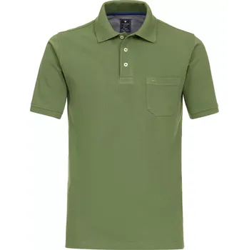 Pánské tričko Pánská velká hladká polokošile Redmond 900-612 zelená (3XL)