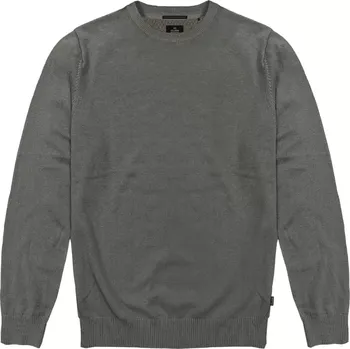 Pánský svetr Velký pánský hladký svetr přes hlavu Double Urban Outfitters KNIT-8019 šedý (6XL)