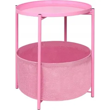 Konferenční stolek Konferenční stolek Perfectlife kulatý 45 x 45 x 52 cm růžový