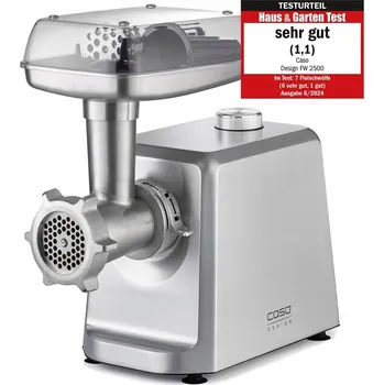 Kuchyňský mlýnek Mlýnek na maso CASO Design 2873 stříbrný/šedý 2500 W