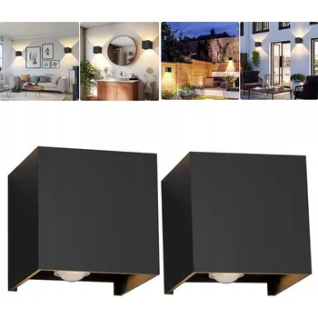 Venkovní osvětlení Venkovní nástěnné svítidlo, zahradní fasádní LED lampa