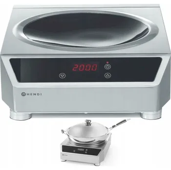 Vařič INDUKČNÍ WOK VAŘIČ, STOLNÍ, GASTRONOMICKÁ PLOTÝNKA, MÍSA 3500W HENDI