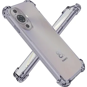 Pouzdro na mobilní telefon Techsuit nárazuvzdorný čirý silikon Huawei nova 11 nova 12s kouřově černý