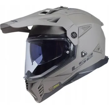 Helma na motorku Přilba LS2 MX702 Pioneer II Solid Matt Sand homologace 22.06