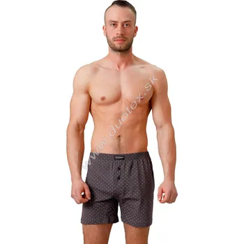 Pánské spodní prádlo Hotberg(M-Max) Pánské boxerky Boxer177-1 Barva: 1-hnedá, Velikost: XL