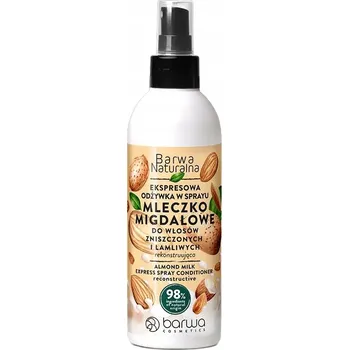 BARWA Natural Almond Milk Conditioner ve spreji for damaged hair