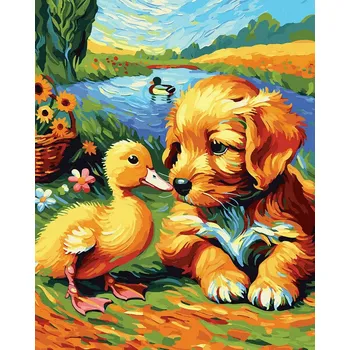 Malování podle čísel iPicasso 40x50 cm na rámu